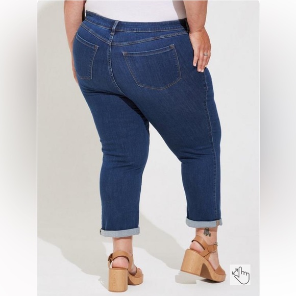Torrid Crop MidFit Skinny Super Soft Mid-Rise Jean Size 22 NWT - Picture 2 of 3
